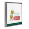 Stupell Industries Alcohol Shots Humor Framed Floater Canvas Wall Art Design by Courtney Morgenstern